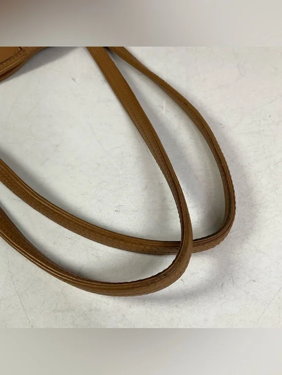 MCM Liz Large Reversible Visetos Brown Cognac Shopper Tote Bag - Picture 15 of 16